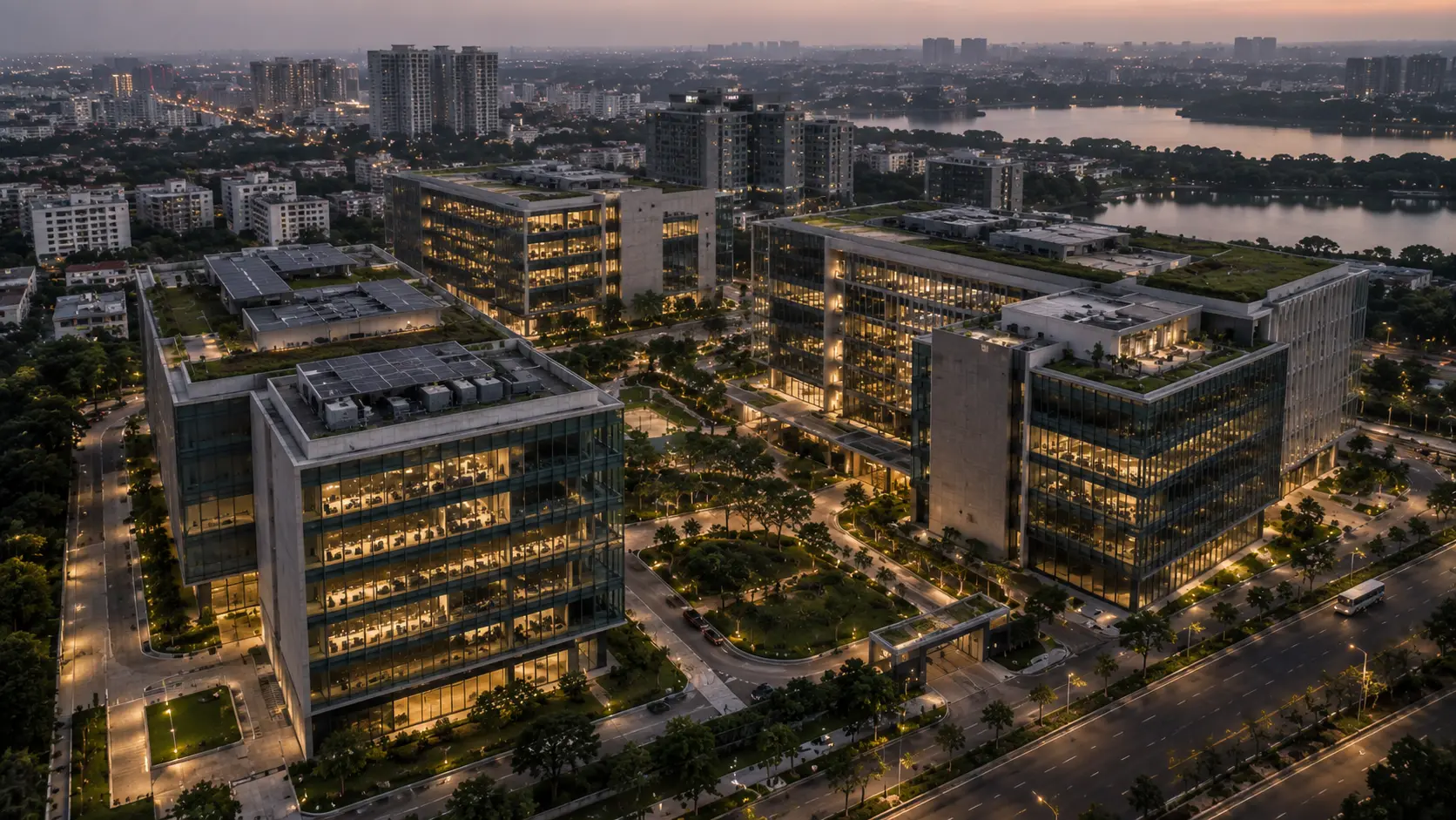 Sustainable commercial complex